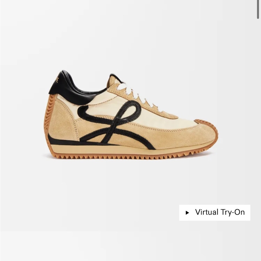 Loewe Tan and Black Sneakers